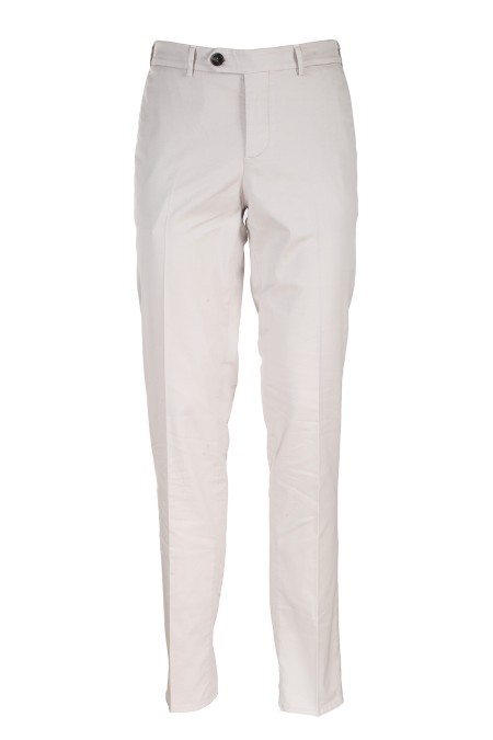 Shop BRUNELLO CUCINELLI  Pantalone: Brunello Cucinelli pantalone in cotone.
Chiusura con zip, bottone e controbottoni.
Tasche frontali.
Tasche posteriori a filo con bottone.
Lunghezza alla caviglia.
Vestibilità regolare.
Composizione: 100% cotone.
Fabbricato in Italia.. M289LI1770-C6260